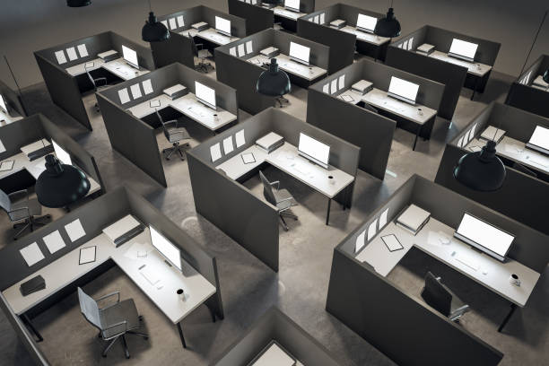 istock Contemporary coworking office interior 1172715534