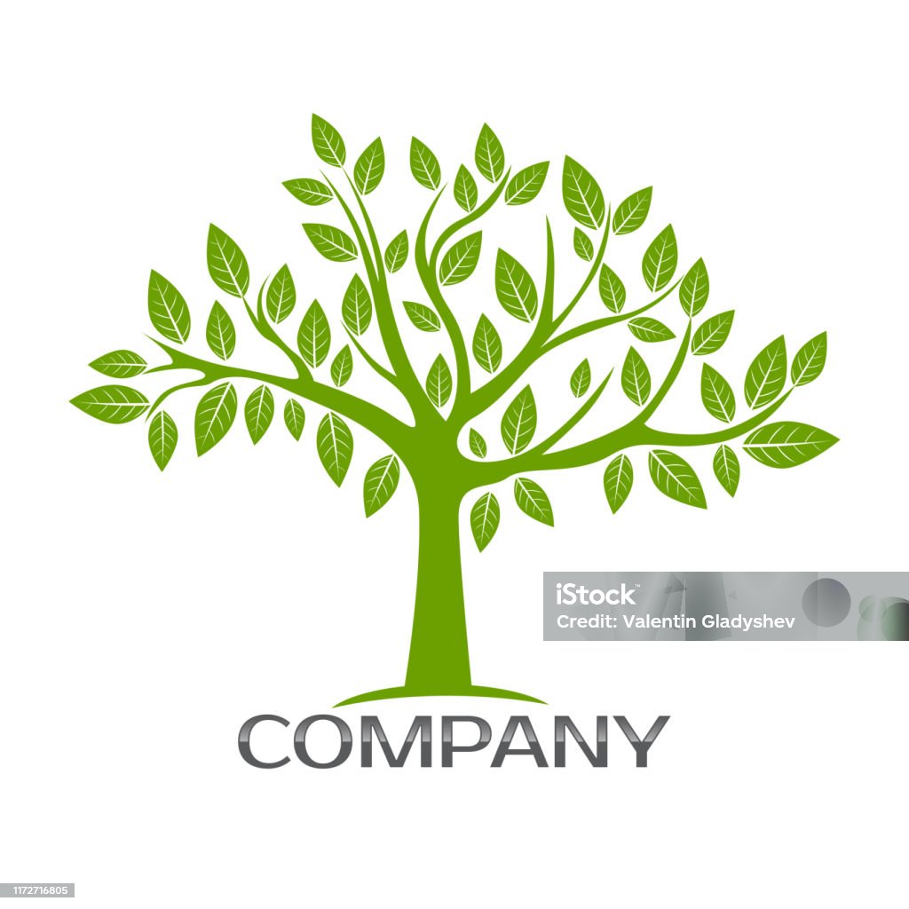 Modern Tree Stock Illustration - Download Image Now - Abstract, Botany ...