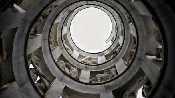 A spiral in the milan cemetery