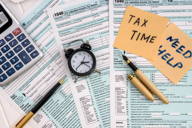 istock 1040 form with colorful stickers on the table 1172725506