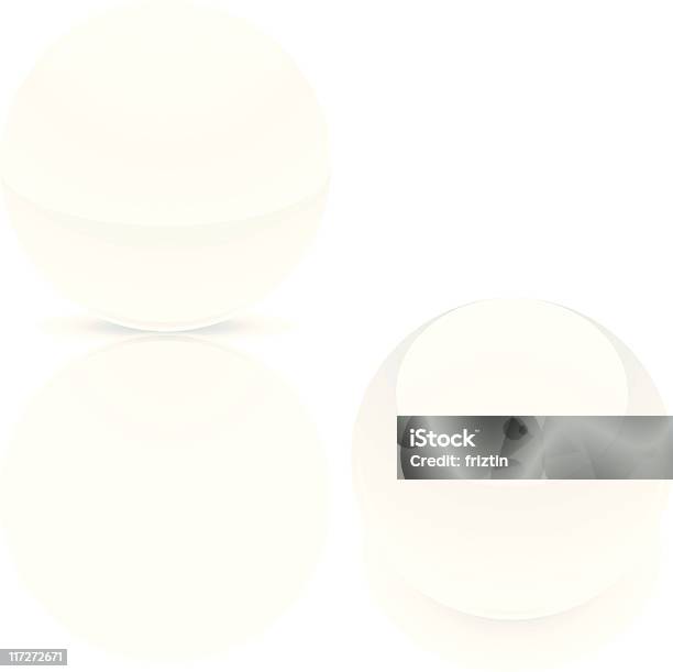 Blanc Sphère Boule Vecteurs libres de droits et plus d'images vectorielles de Blanc - Blanc, Boisson rafraîchissante, Boule de cristal