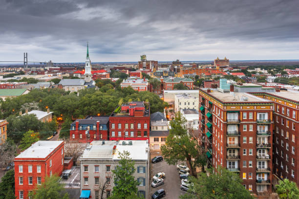 istock Savannah, Georgia, USA downtown 1172734992