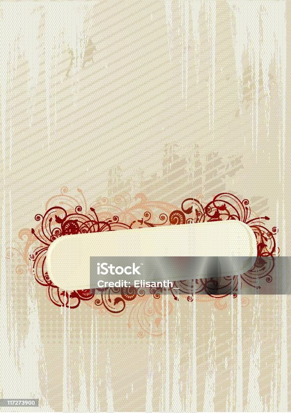 Grunge de moldura floral - Royalty-free Abstrato arte vetorial