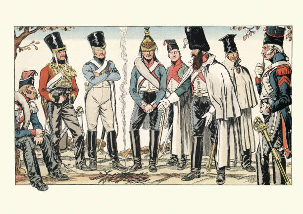 istock French military uniforms from the Peninsular War, Spain 1172739240