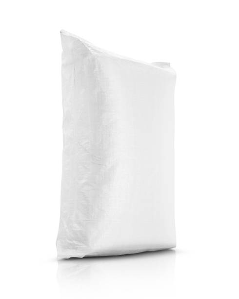 istock sand bag or white plastic canvas sack for rice or agriculture product 1172741930