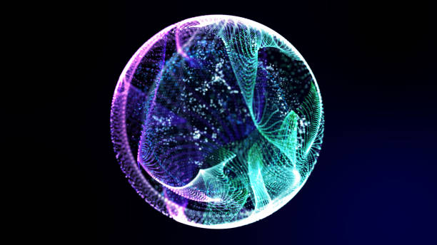 istock 5G digital world internet connecting, neon color light digital global in cyber space with data line transfer link for future connecting technology concept. 3d rendering visual model. 1172742120