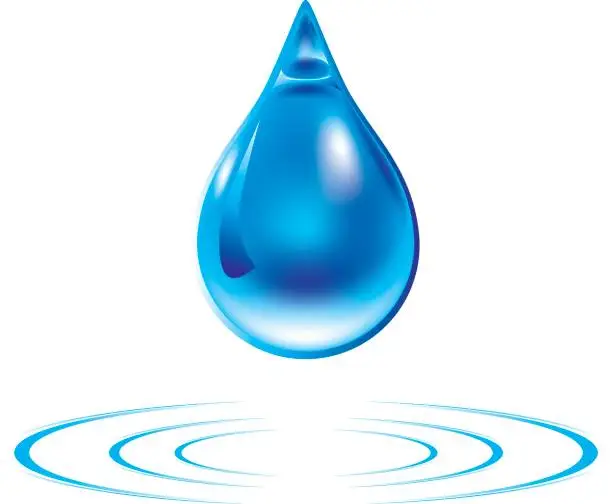 Vector illustration of water drop