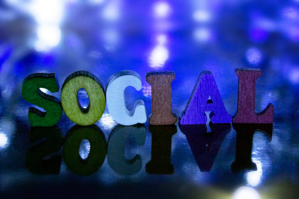 istock Social built with wooden letters 1172744013