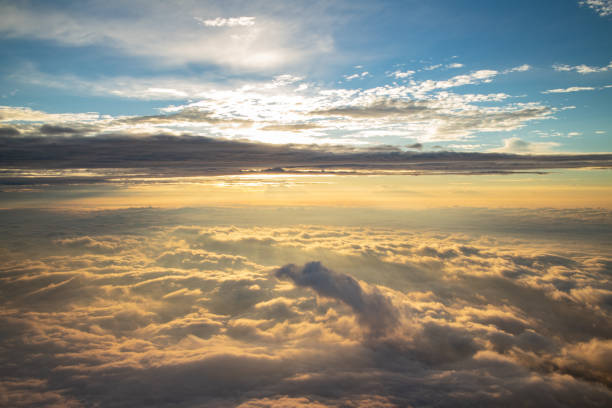 istock the sea of clouds with sun light 1172746139