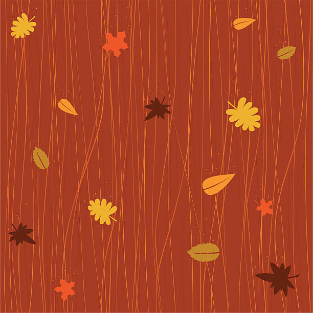 ilustrações, clipart, desenhos animados e ícones de folhas de outono caindo sem - falling autumn backgrounds retro revival