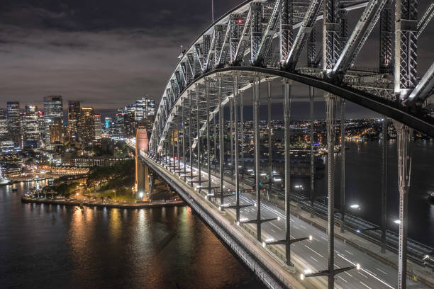 istock Sydney Harbour Bridge at Night 1172748519