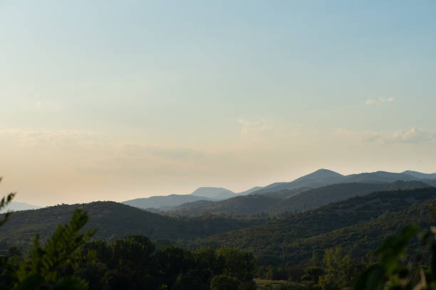 istock Lush mountain range in late summer. 1172748589