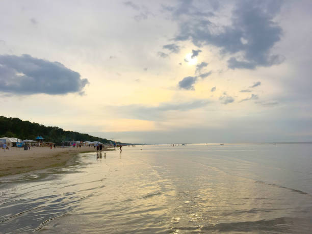 istock Latvia, Jurmala. Jurmala beach in the evening 1172753645