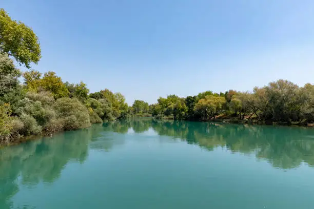 Photo of views of the river Manavgat in Turkey