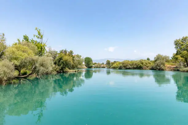 Photo of views of the river Manavgat in Turkey