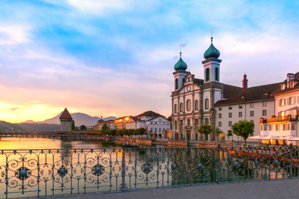 istock Lucerne at sunrise, Switzerland 1172758284