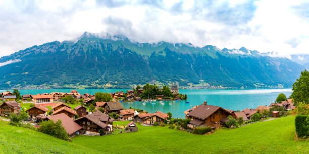 istock Swiss village Iseltwald, Switzerland 1172758313