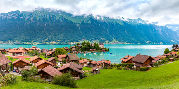 istock Swiss village Iseltwald, Switzerland 1172758346