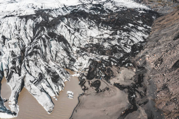 istock Aerial view of the glacier 1172759417