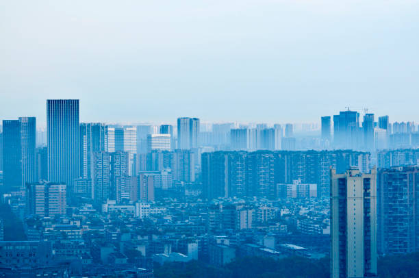 istock City skyline in sunrise,Chengdu,China 1172761481