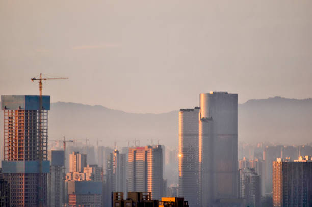 istock City skyline in sunrise,Chengdu,China 1172761510
