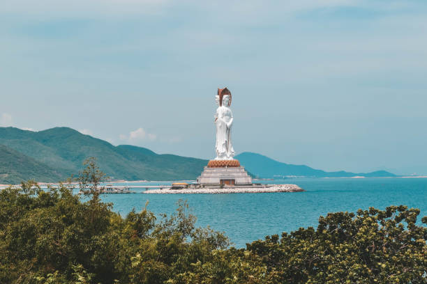 istock Goddess Guanyin statue in Nanshan Sanya China 1172763144