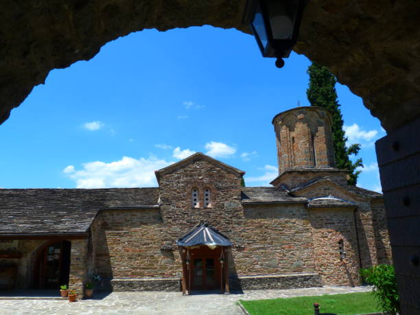 istock Monastery near Molivdoskepastos, Epirus, Greece 1172768648