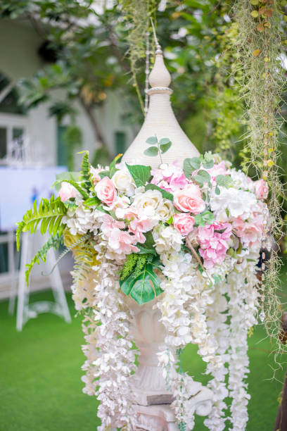 istock White wedding flowers and wedding decorations 1172775161
