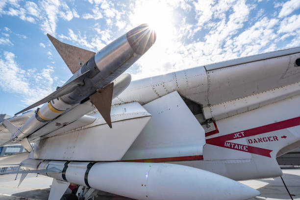 istock Air to air missile 1172777566