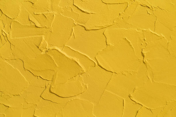 istock Abstract yellow texture, volumetric strokes and paint 1172778586