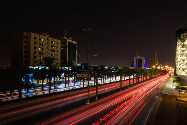 istock King Fahd Road at night 1172780566