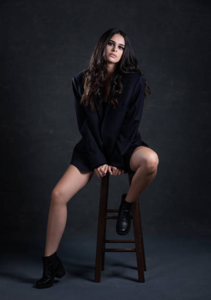 istock Late teen studio portrait 1172782299
