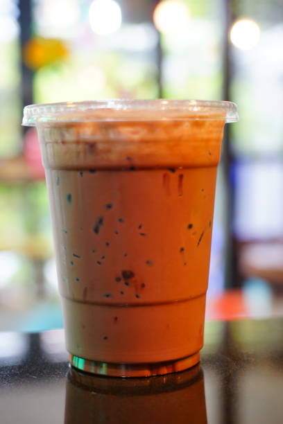 Iced coffee or caffe latte