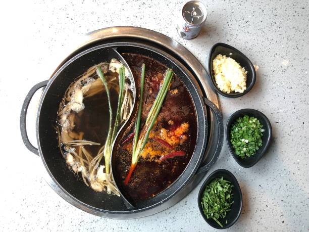 istock Szechuan pot filled with hot peppers in Chengdu 1172786875