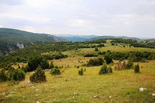 Landscape on Zlatar Mountain, Serbia