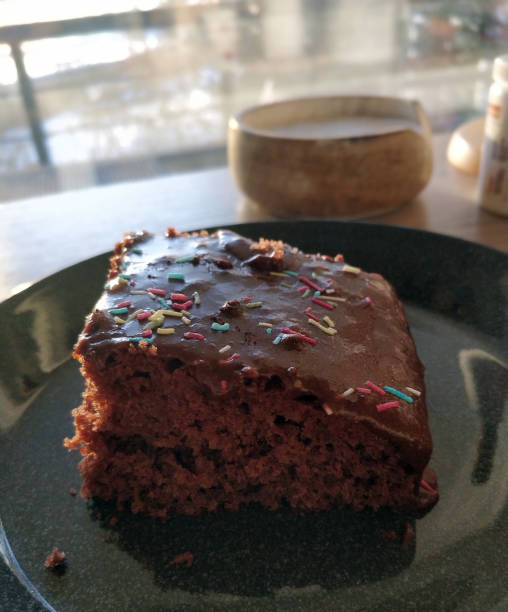 istock Close-up shot from chocolate brownies 1172796156