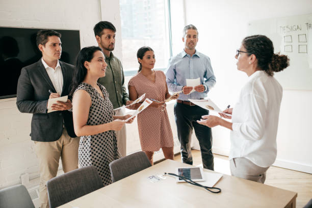 istock Business meeting and presentation 1172796853