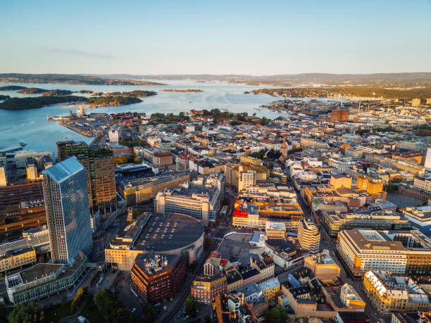 istock Harbor and financial district view of Oslo, Norway 1172800520