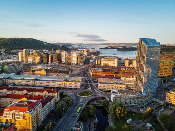 istock Summer in Oslo - aerial panoramic view 1172800529