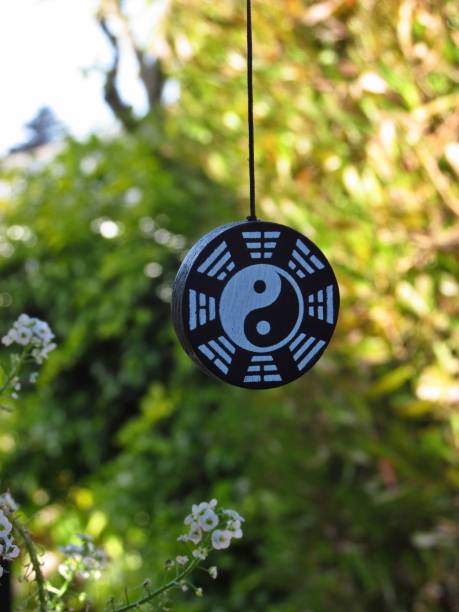 istock Background with ying yang symbol 1172801722