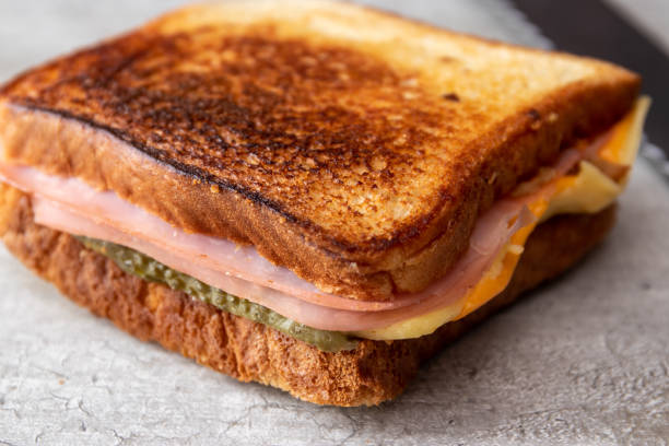 istock Ham and cheese grilled sandwich 1172821076