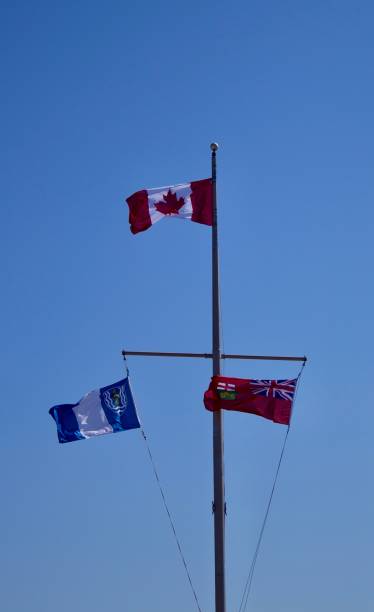 istock Flags of Canada, Ontario and Elgin County. 1172821432