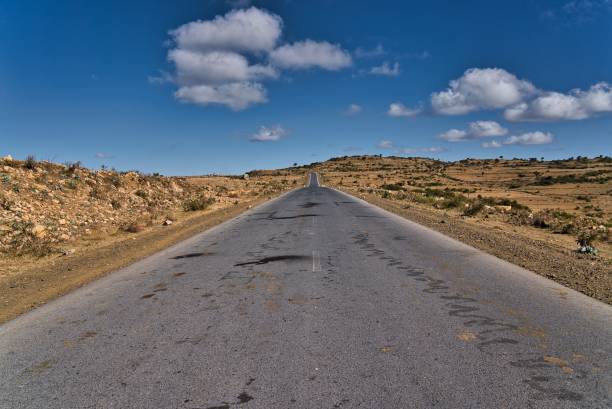 istock Empty desert road in Afar Region, Ethiopia 1172821553