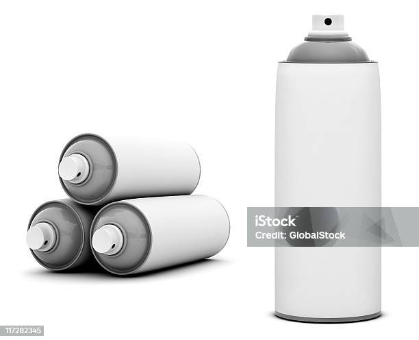 Spray Dosen Stockfoto und mehr Bilder von Aluminium - Aluminium, Behälter, Blechdose