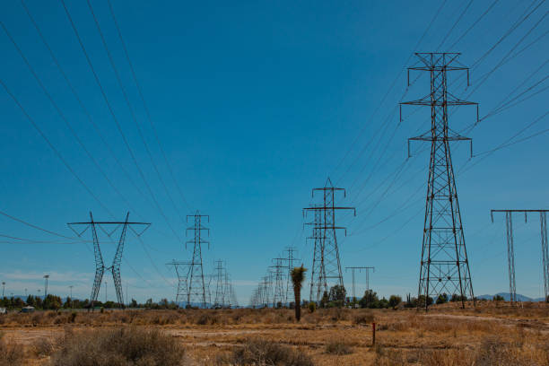 istock Desert Power Line Stanchions 2 1172828810