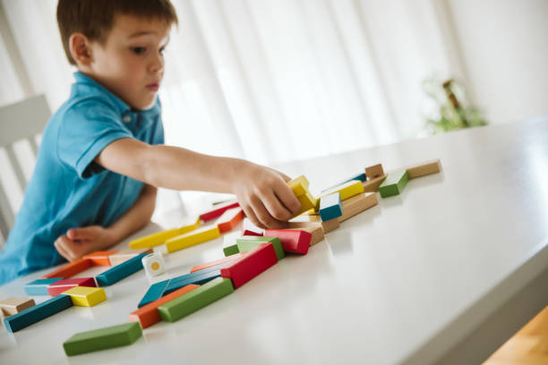 istock Cute little boy having fun at home. 1172829508