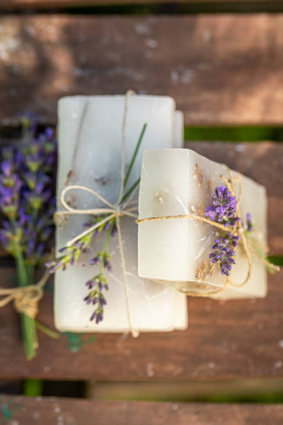 istock Natural and moisture lavender soap good for skin 1172832674