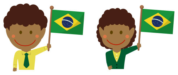 Cartoon Of The Brazilian Flag Illustrations, Royalty-Free Vector Graphics &  Clip Art - iStock