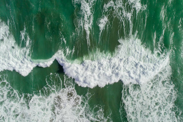 istock Aerail view of sea waves. 1172835776