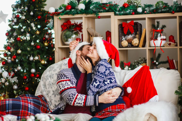 istock Christmas kisses 1172836029